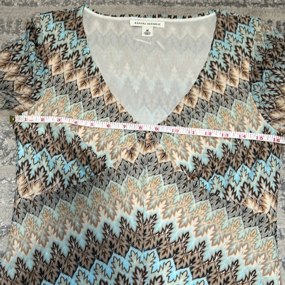 🏷️ SALE 🏷️ Banana Republic Zig Zag shirt & skirt set - Picture 8 of 13